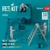 RESKIT RSF48-0060 MJ-4 Jammer (MHU-83 B/E) driver & airmen (scene 1) (3 pcs) (3D Printed) 1/48